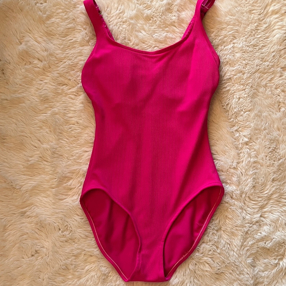 Women's Pink One-Piece Swimsuit Sz 12